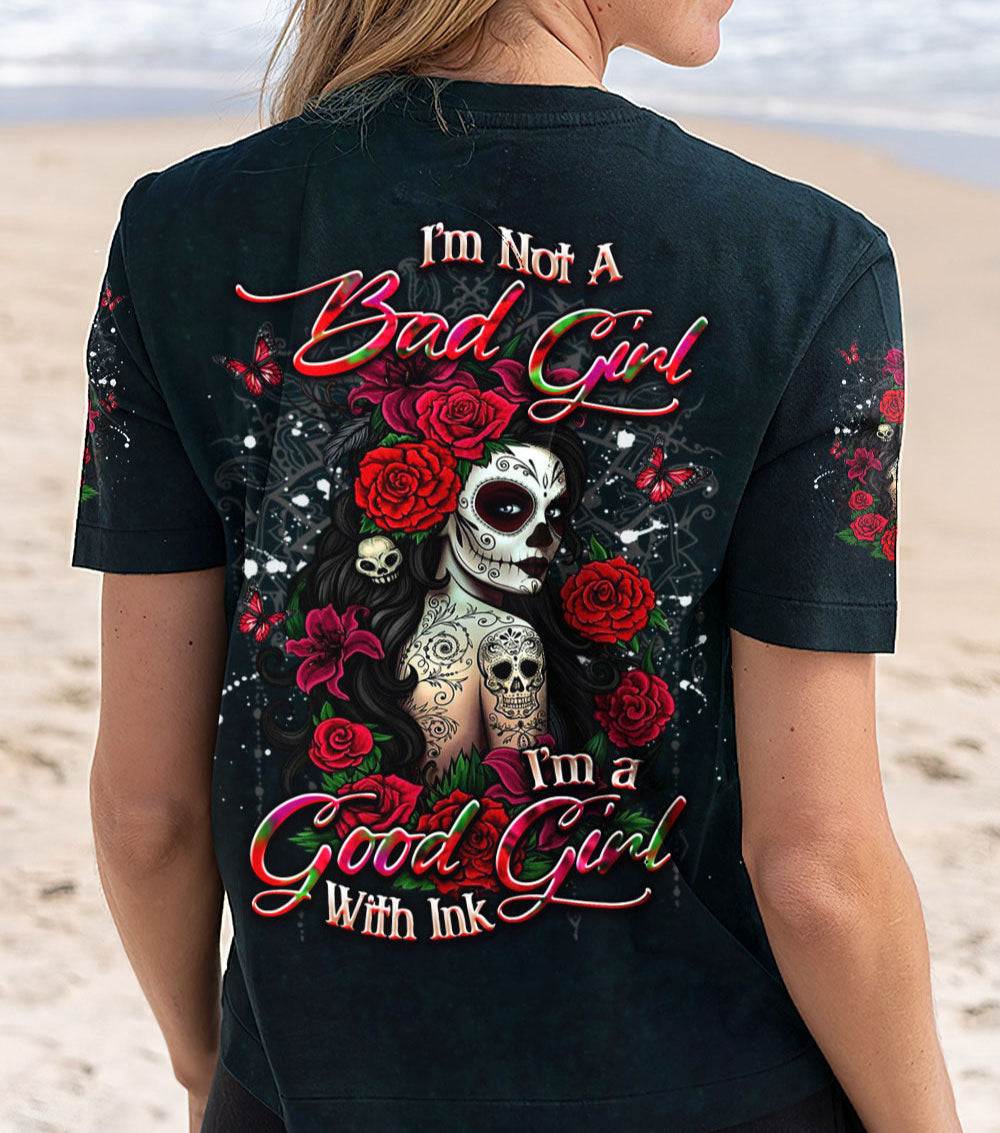 I'M A GOOD GIRL WITH INK ALL OVER PRINT - YHDU0303251