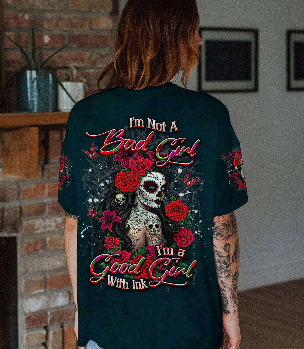 I'M A GOOD GIRL WITH INK ALL OVER PRINT - YHDU0303251