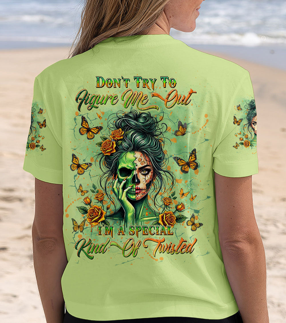 DON'T TRY TO FIGURE ME OUT ALL OVER PRINT - YHDU0403252