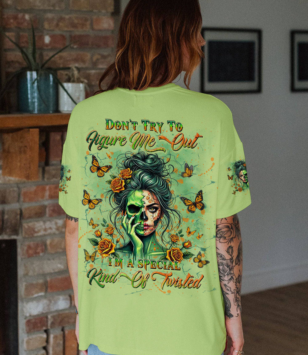 DON'T TRY TO FIGURE ME OUT ALL OVER PRINT - YHDU0403252