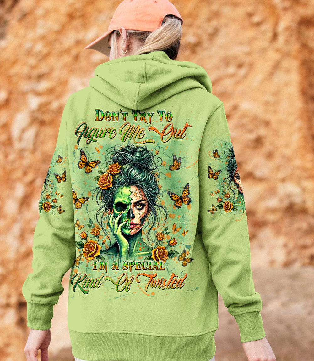DON'T TRY TO FIGURE ME OUT ALL OVER PRINT - YHDU0403252