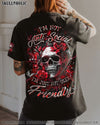 I'M NOT ANTI-SOCIAL SKULL ROSE ALL OVER PRINT - YHDU0404252