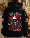 I'M NOT ANTI-SOCIAL SKULL ROSE ALL OVER PRINT - YHDU0404252