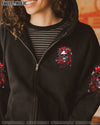 I'M NOT ANTI-SOCIAL SKULL ROSE ALL OVER PRINT - YHDU0404252