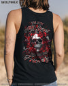 I'M NOT ANTI-SOCIAL SKULL ROSE ALL OVER PRINT - YHDU0404252