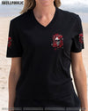 I'M NOT ANTI-SOCIAL SKULL ROSE ALL OVER PRINT - YHDU0404252