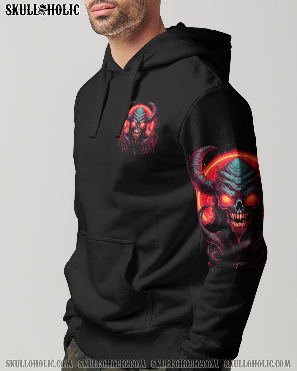 I'M NEVER ALONE SKULL ALL OVER PRINT - YHDU0606234