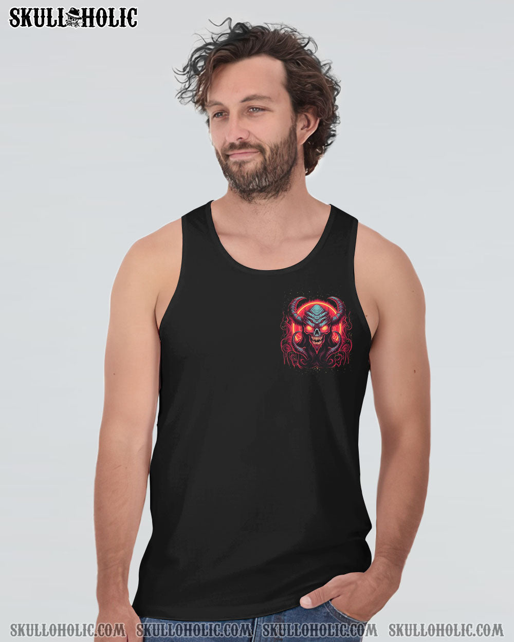 I'M NEVER ALONE SKULL ALL OVER PRINT - YHDU0606234