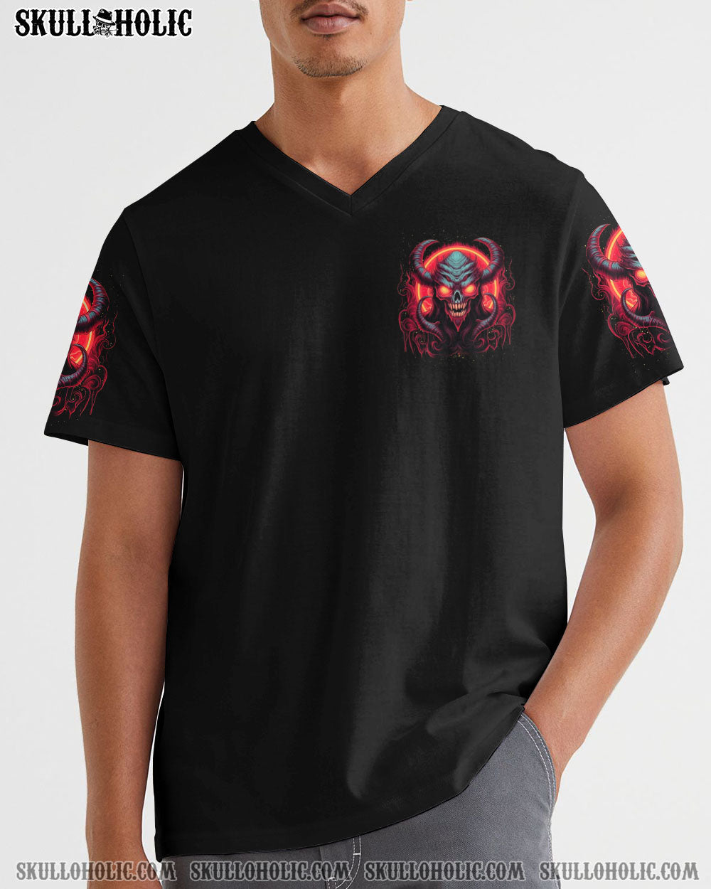 I'M NEVER ALONE SKULL ALL OVER PRINT - YHDU0606234