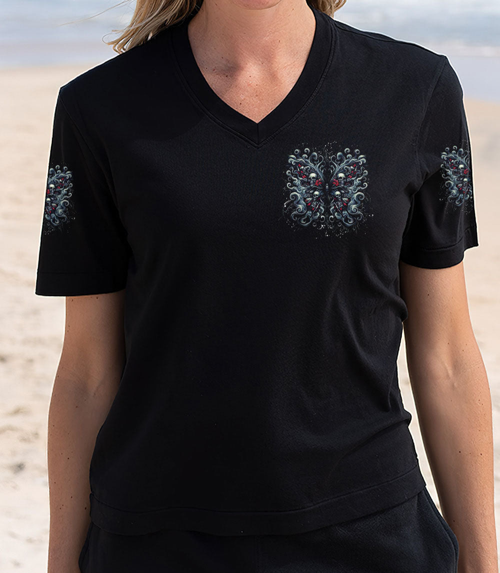 KARMA FAIRY SKULL BUTTERFLY ALL OVER PRINT - YHDU1103251