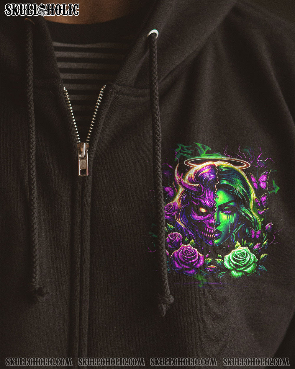 DON'T TRY TO FIGURE ME OUT SKULL ALL OVER PRINT - YHDU1104252