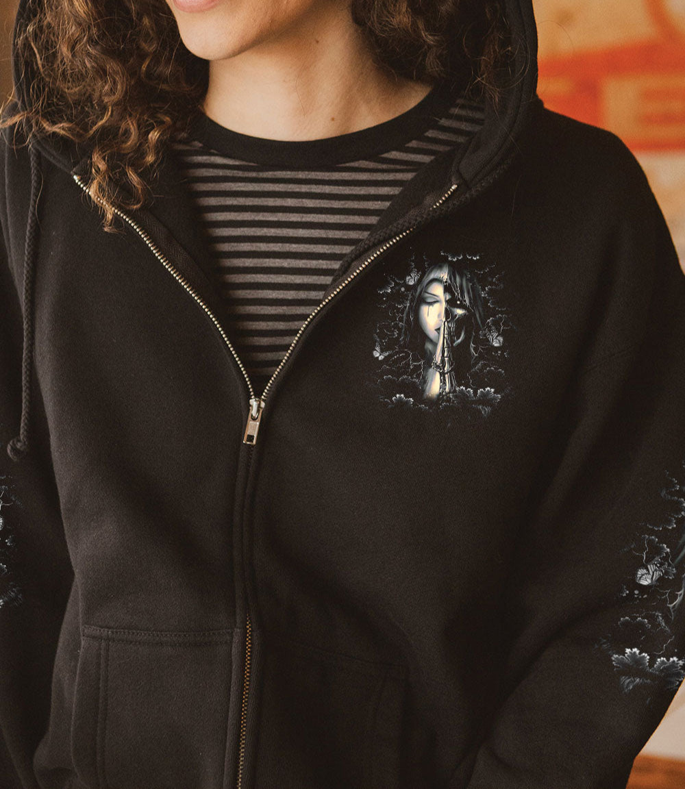 DON'T TRY TO FIGURE ME OUT SKULL ALL OVER PRINT - YHDU1203251