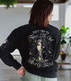 DON'T TRY TO FIGURE ME OUT SKULL ALL OVER PRINT - YHDU1203251