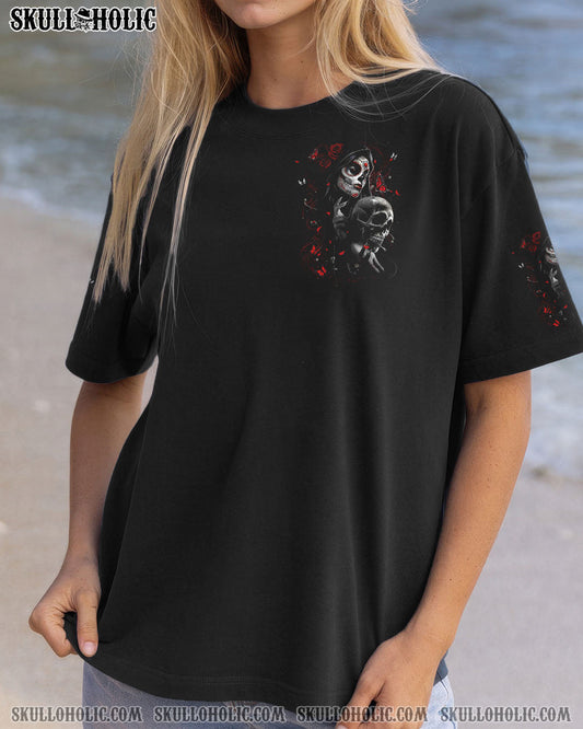 I CAN'T GO TO HELL SKULL LADY ALL OVER PRINT - YHDU1604254