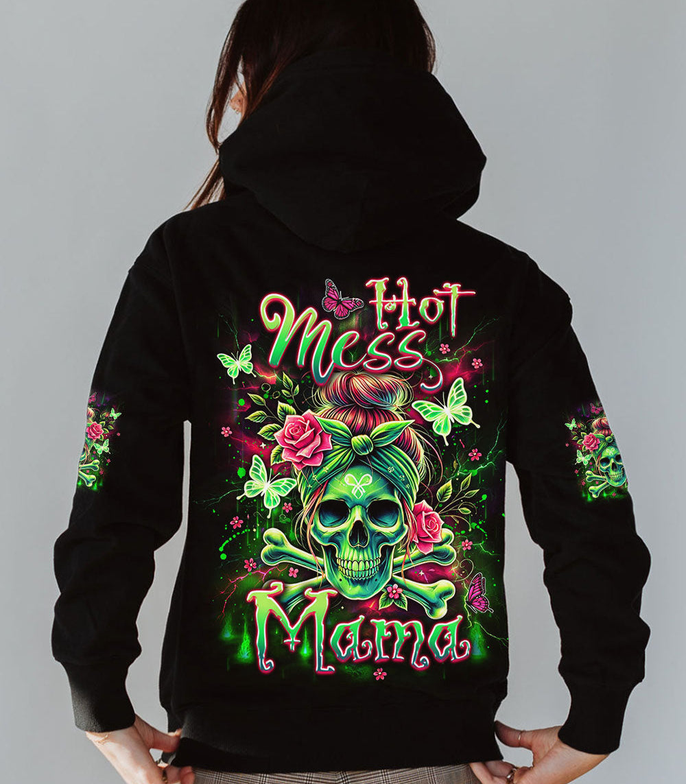 HOT MESS MAMA ALL OVER PRINT - YHDU1803252