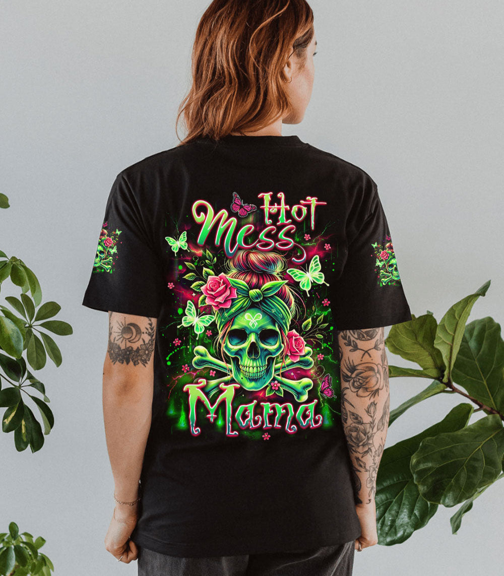 HOT MESS MAMA ALL OVER PRINT - YHDU1803252