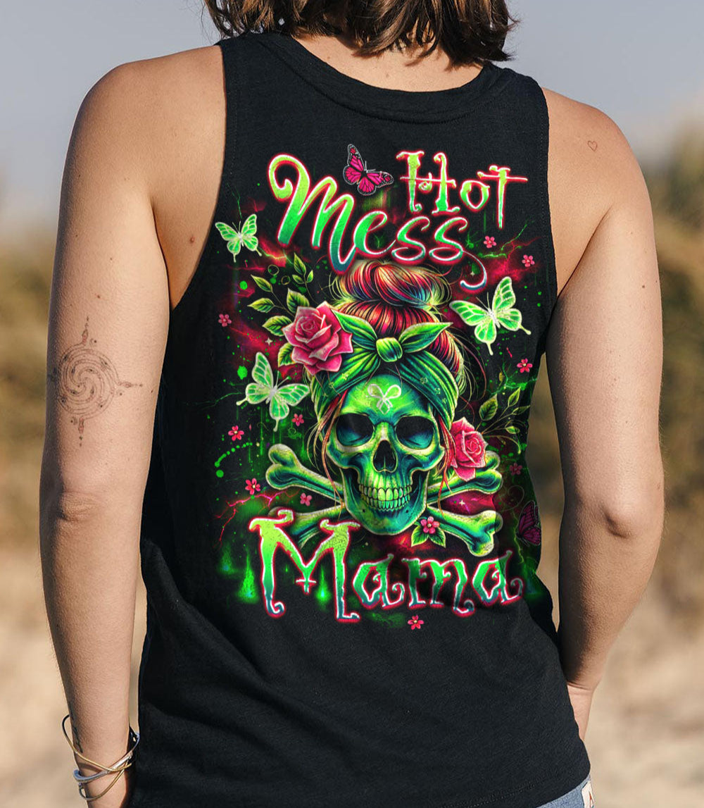 HOT MESS MAMA ALL OVER PRINT - YHDU1803252