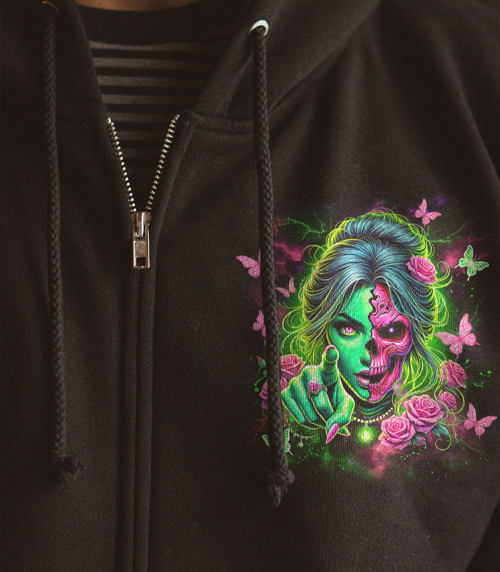 DON'T TRY TO FIGURE ME OUT SKULL ALL OVER PRINT - YHDU1903253