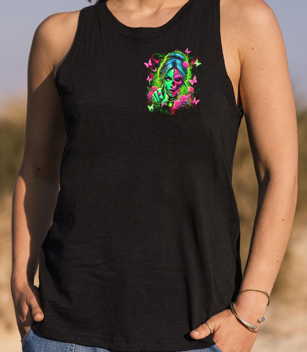 DON'T TRY TO FIGURE ME OUT SKULL ALL OVER PRINT - YHDU1903253