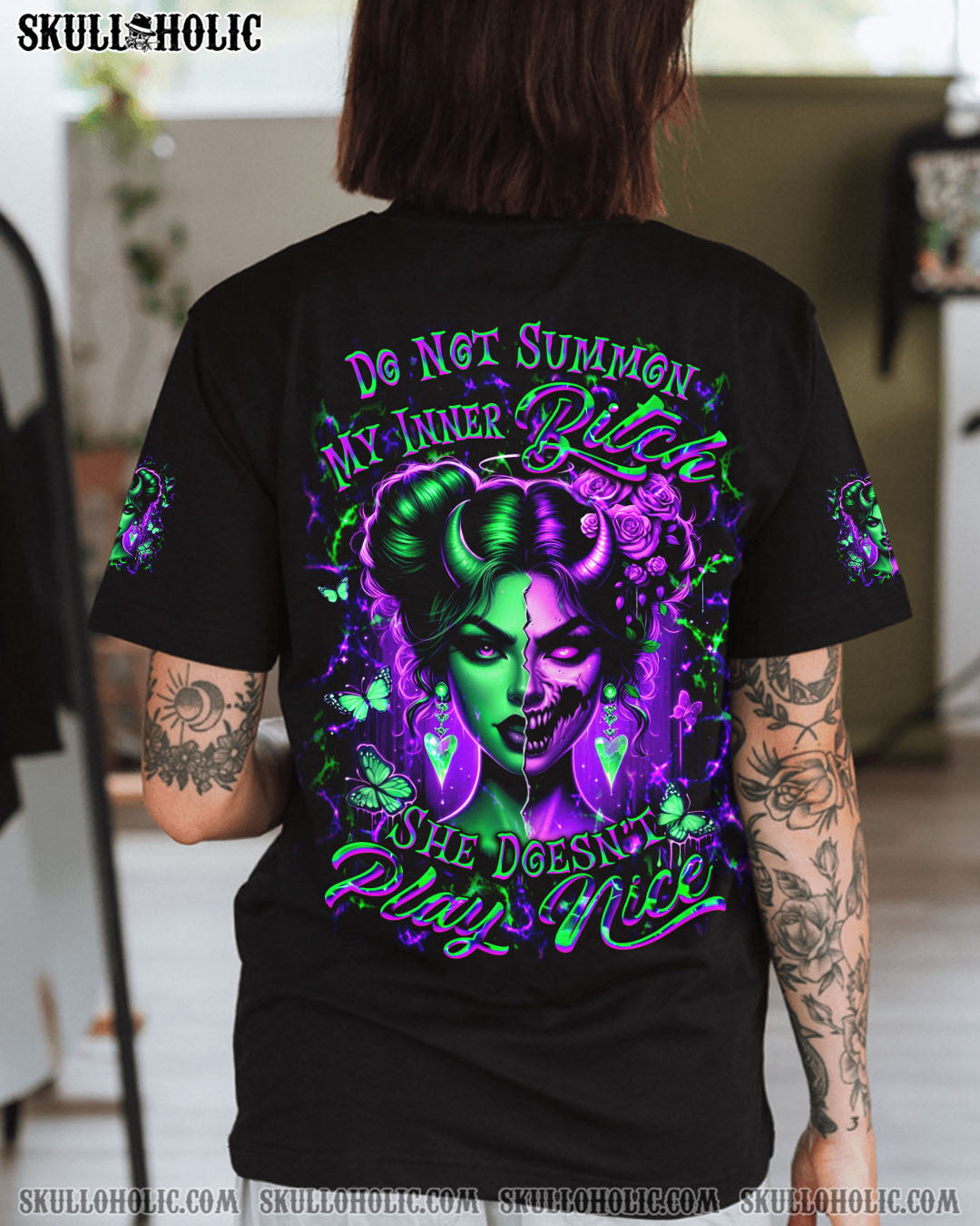 DO NOT SUMMON MY INNER B ALL OVER PRINT - YHDU1904252