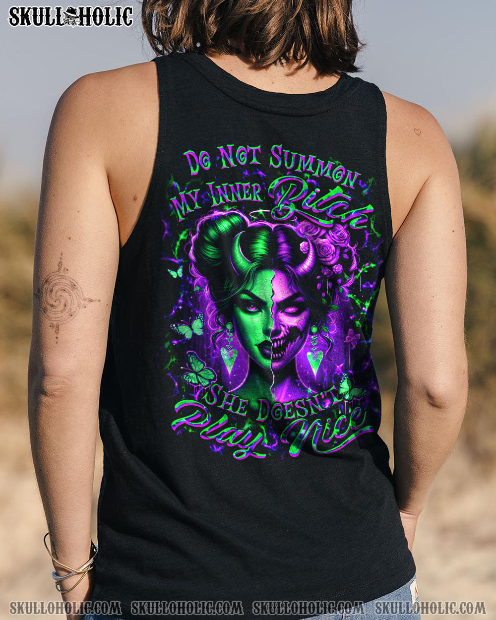 DO NOT SUMMON MY INNER B ALL OVER PRINT - YHDU1904252