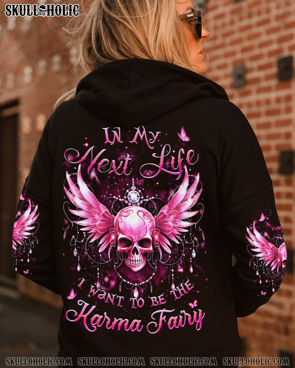 KARMA FAIRY SKULL ALL OVER PRINT - YHDU1909231