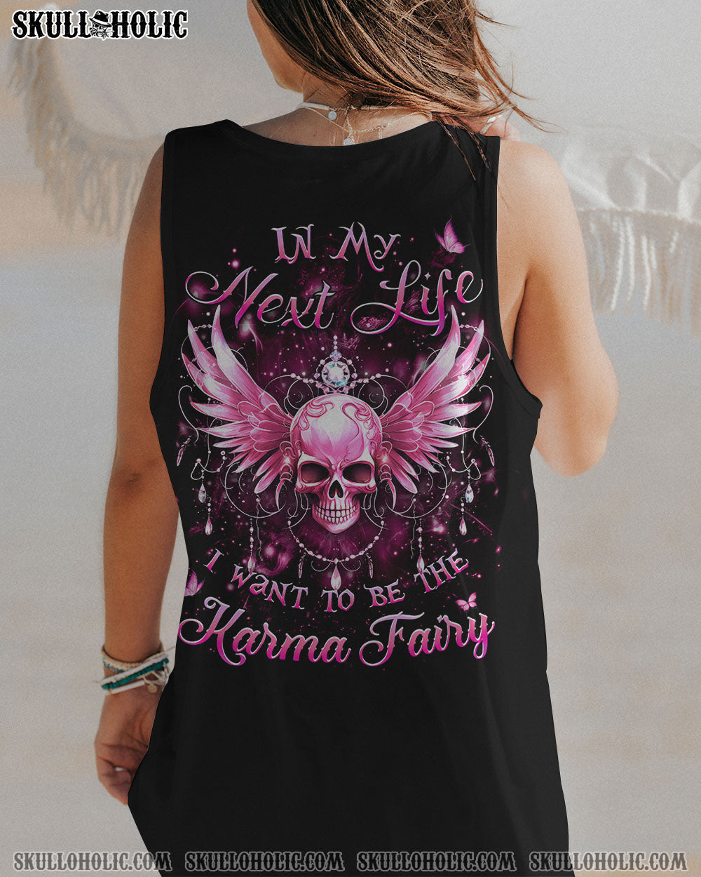 KARMA FAIRY SKULL ALL OVER PRINT - YHDU1909231
