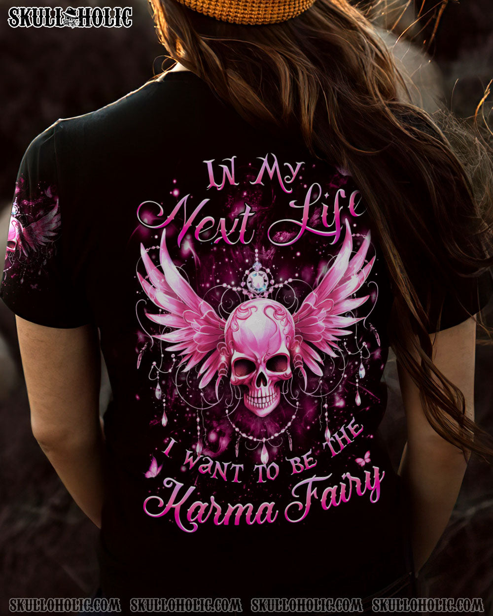 KARMA FAIRY SKULL ALL OVER PRINT - YHDU1909231