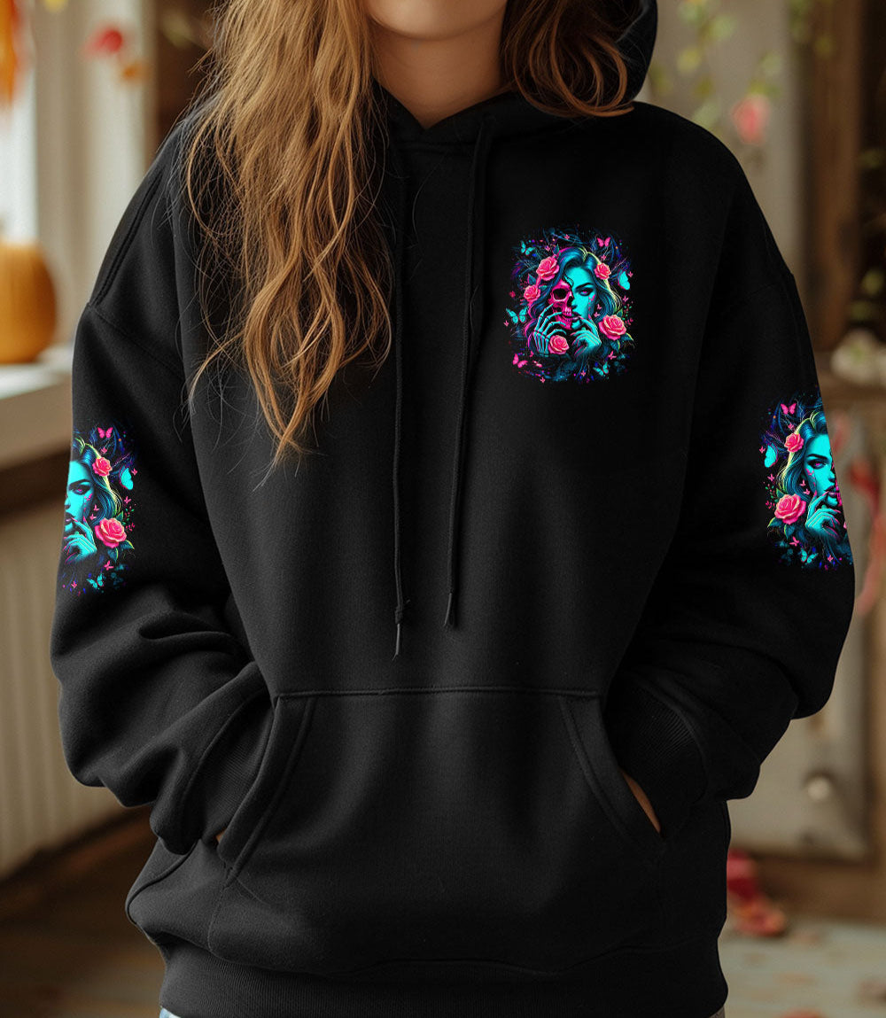 DON'T TRY TO FIGURE ME OUT SKULL ALL OVER PRINT - YHDU2103251