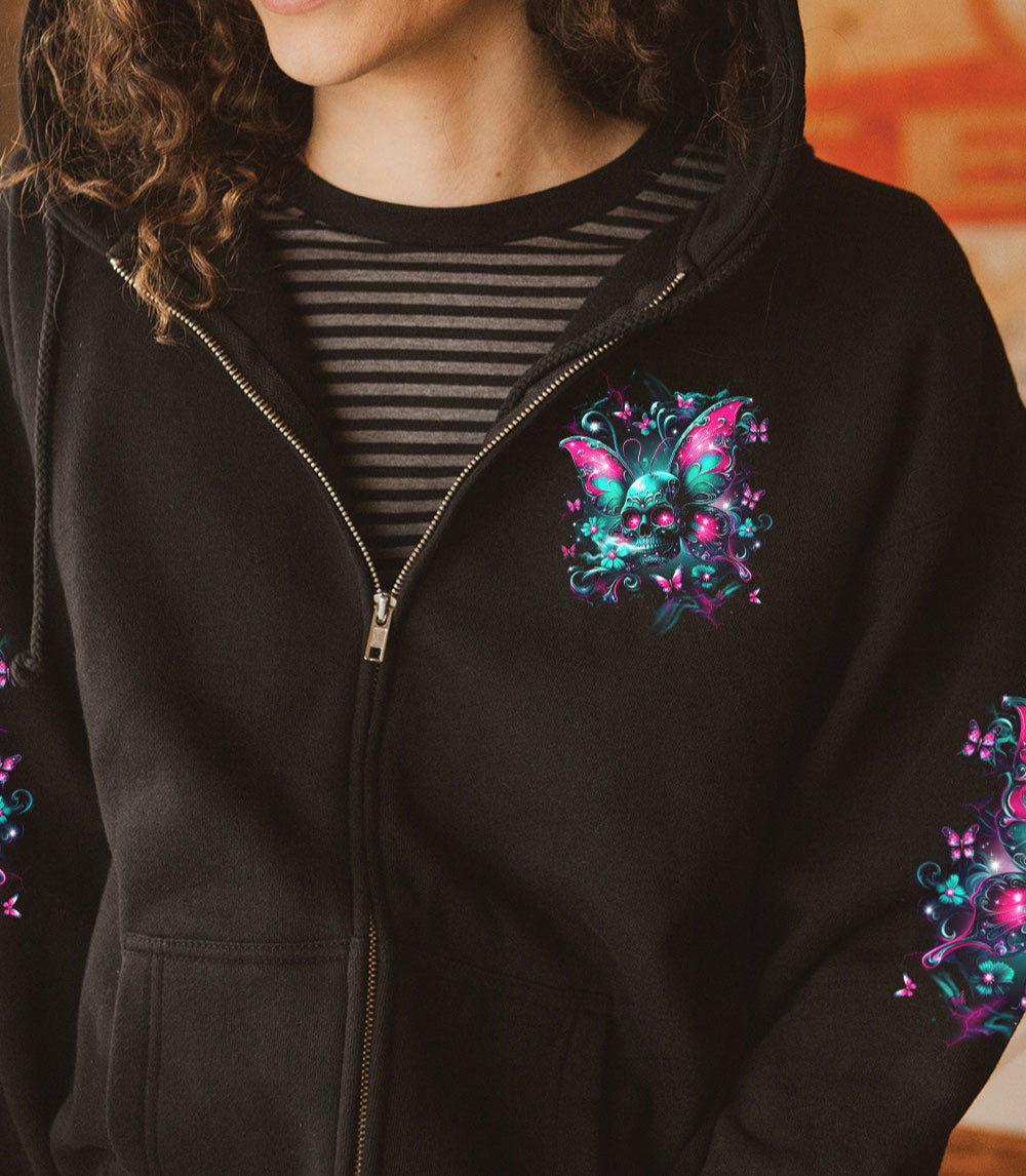 KARMA FAIRY SKULL WINGS ALL OVER PRINT - YHDU2103252