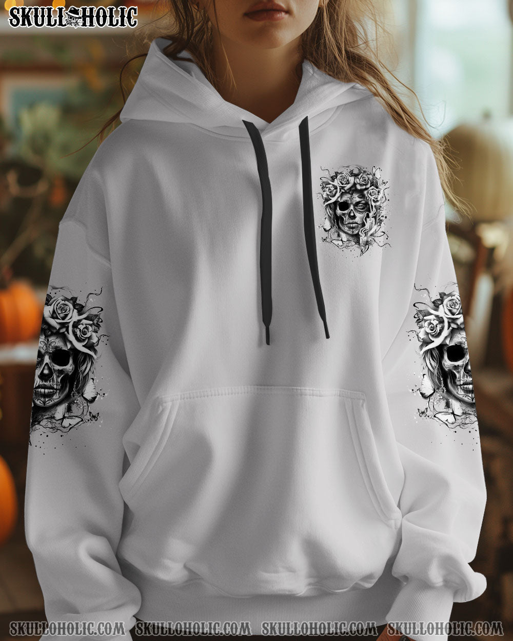 DON'T TRY TO FIGURE ME OUT SKULL ALL OVER PRINT - YHDU2104251