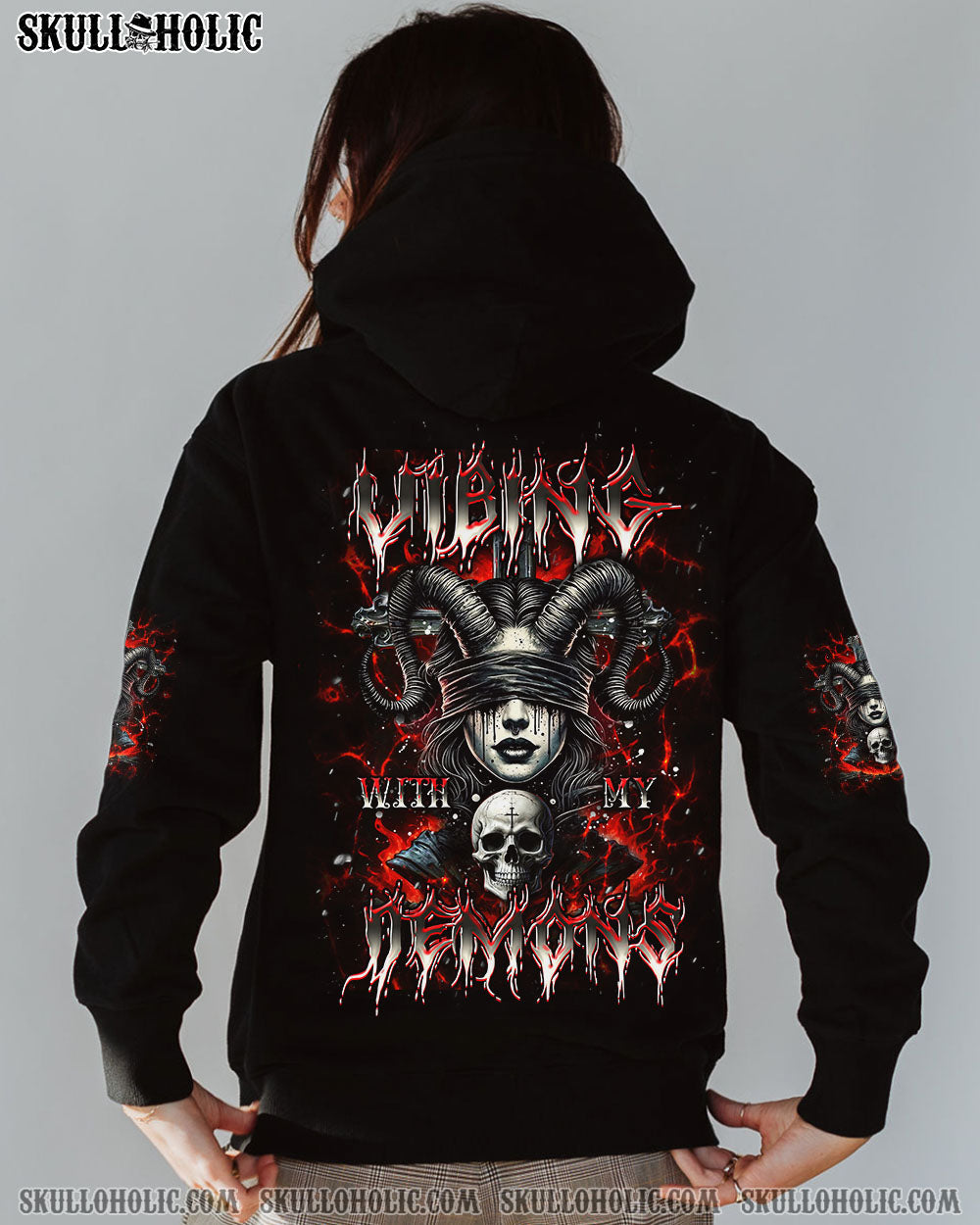 VIBING WITH MY DEMONS ALL OVER PRINT - YHDU2204252