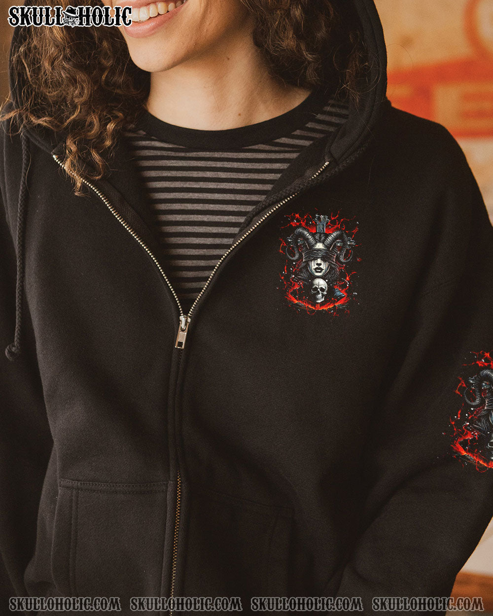 VIBING WITH MY DEMONS ALL OVER PRINT - YHDU2204252