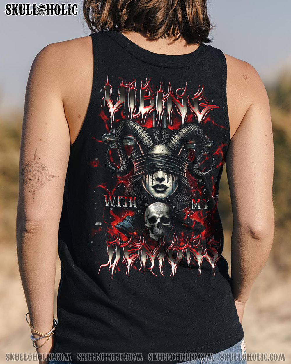 VIBING WITH MY DEMONS ALL OVER PRINT - YHDU2204252