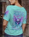 THE GOOD GIRL IN ME SKULL WINGS ALL OVER PRINT