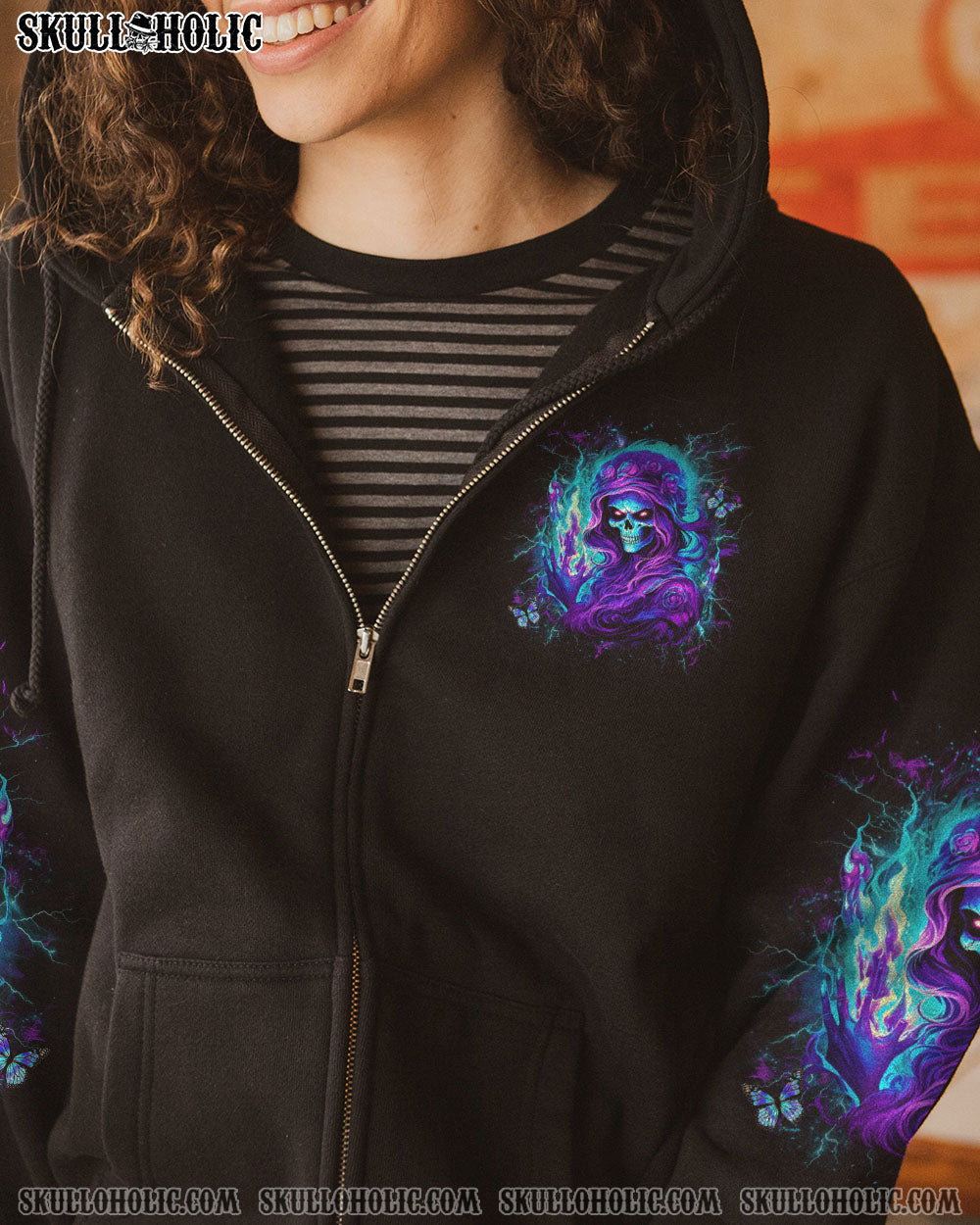 THE GOOD GIRL IN ME GOT TIRED SKULL ALL OVER PRINT - YHDU2612232