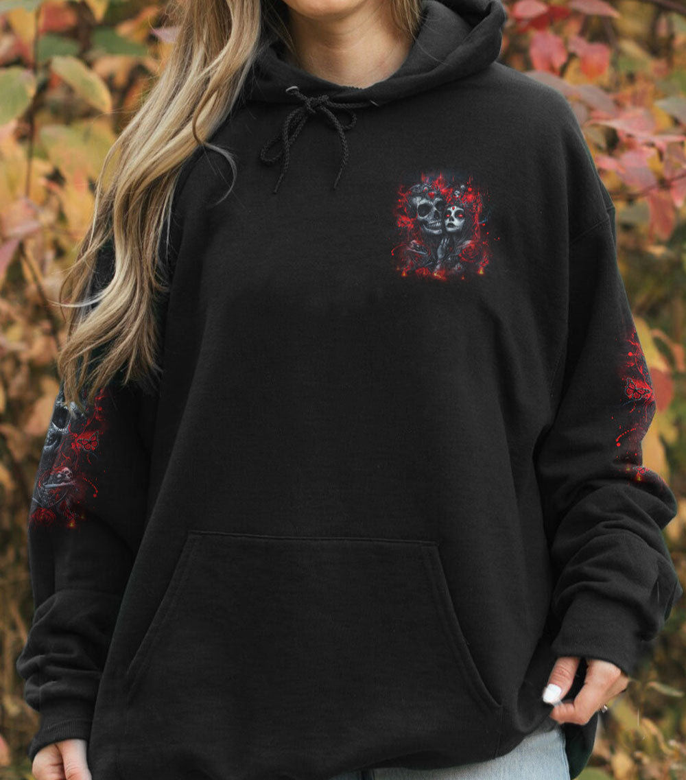 LOVE ME LIKE MY DEMONS DO SKULL ALL OVER PRINT - YHDU2702252
