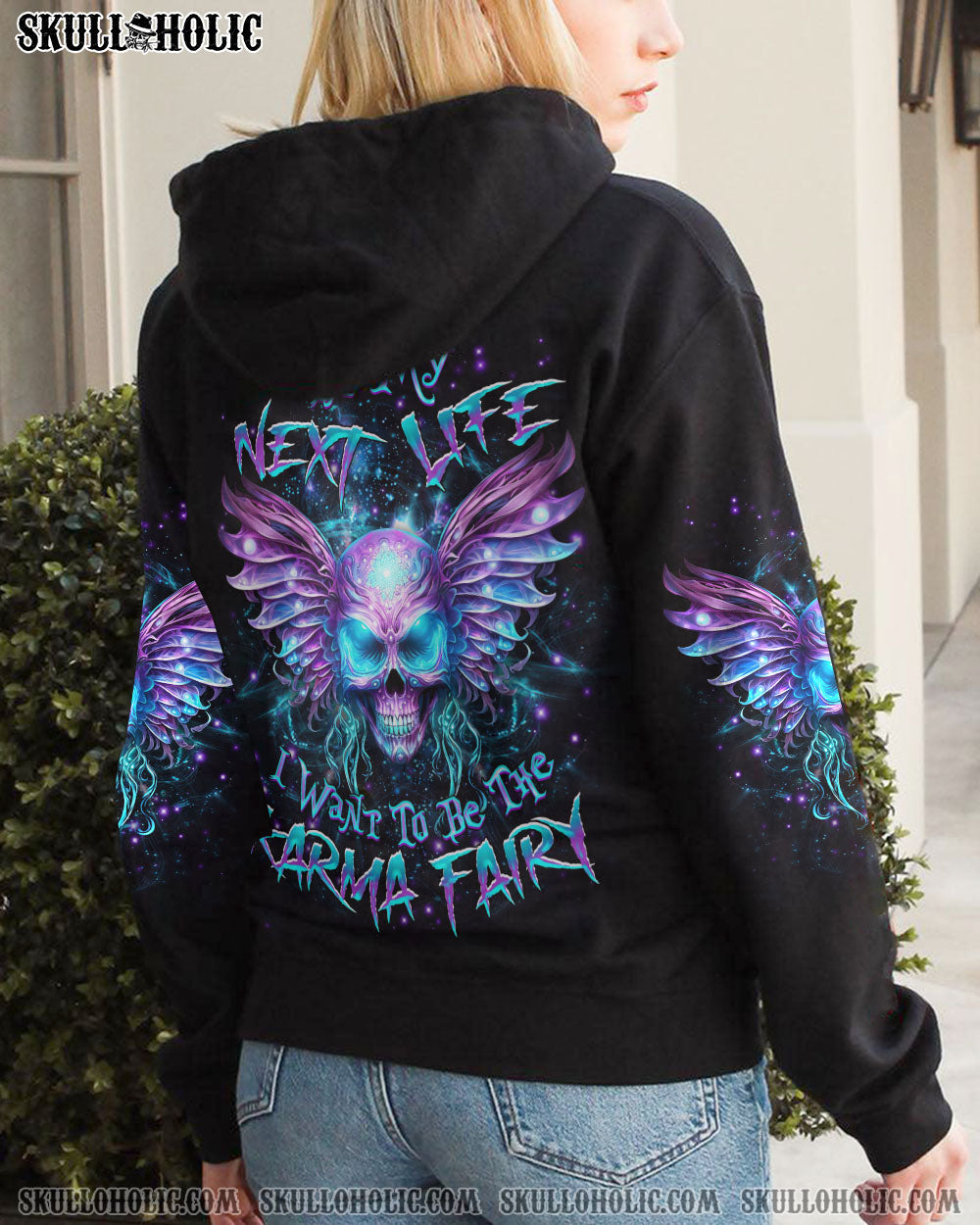 KARMA FAIRY SKULL ALL OVER PRINT - YHDU2710231