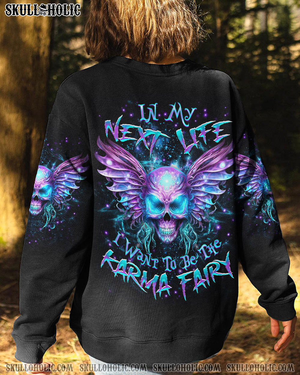 KARMA FAIRY SKULL ALL OVER PRINT - YHDU2710231