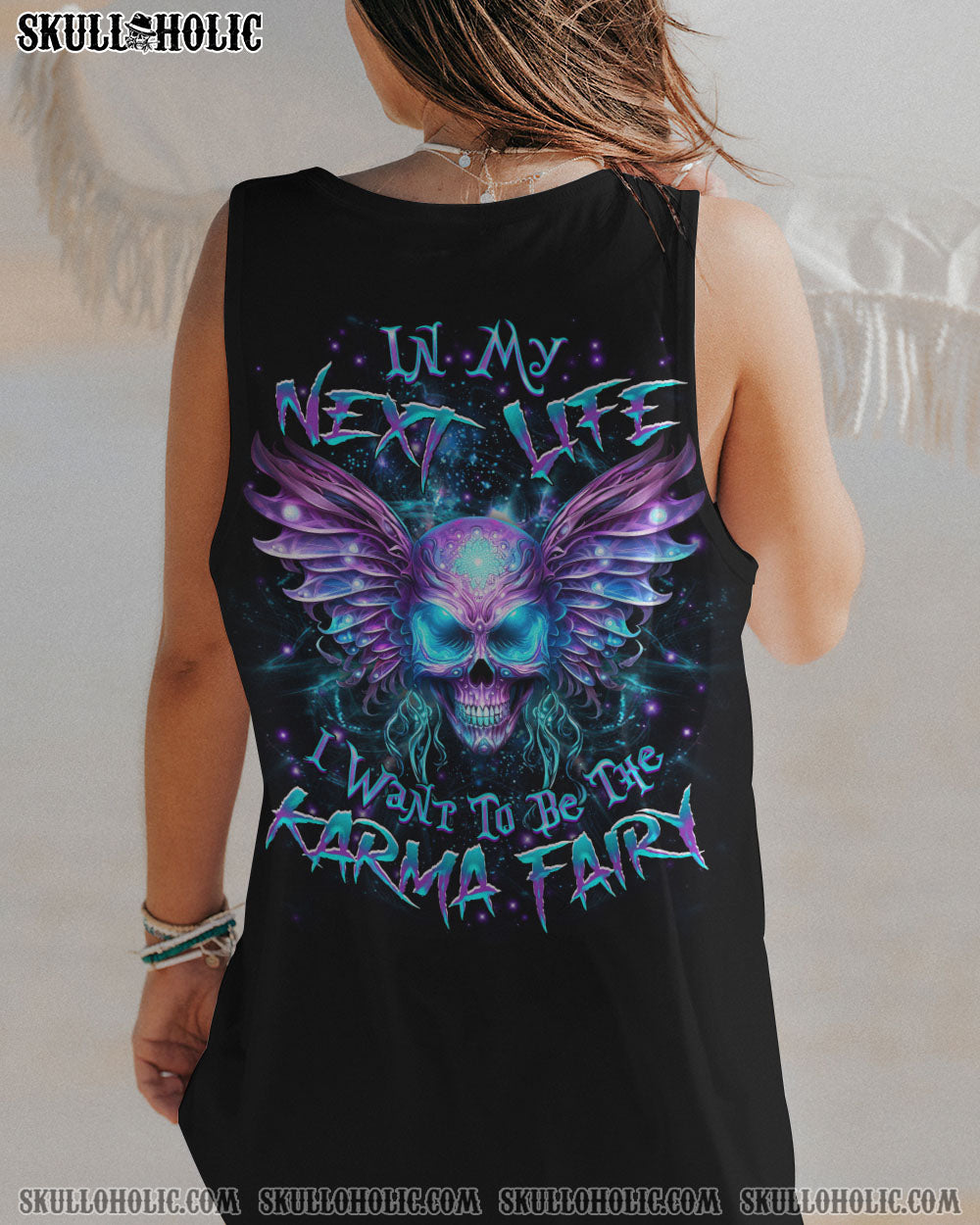 KARMA FAIRY SKULL ALL OVER PRINT - YHDU2710231