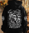 JUST A WOMAN WHO LOVES SKULL AND HAS TATTOOS ALL OVER PRINT - YHDU2802253