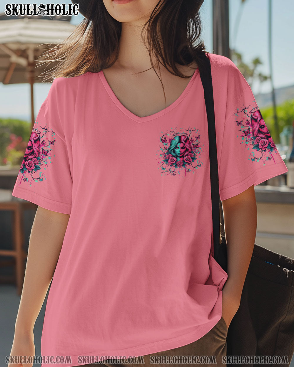 DON'T TRY TO FIGURE ME OUT SKULL ALL OVER PRINT - YHHG0104253