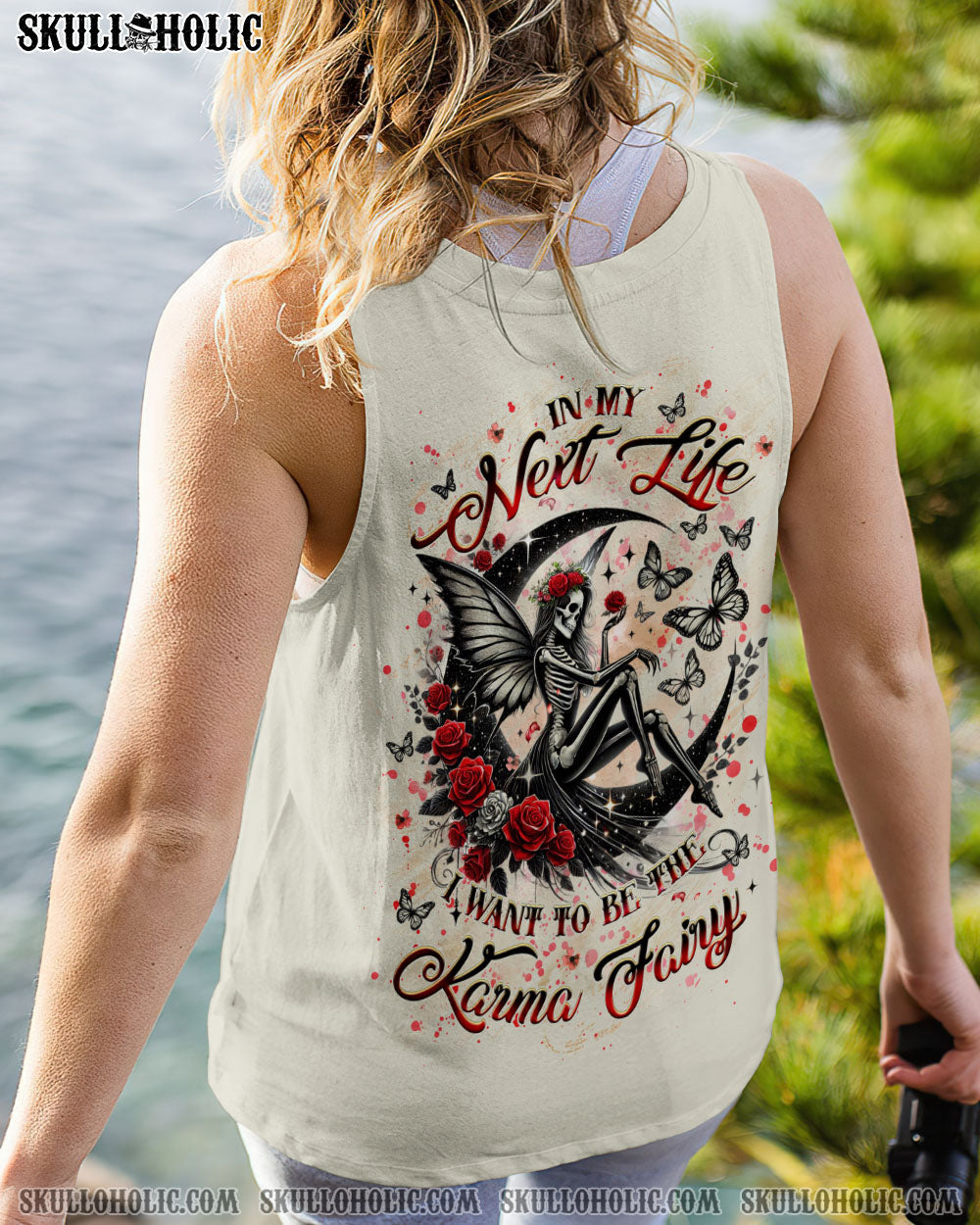 KARMA FAIRY SKELETON LADY BUTTERFLY ALL OVER PRINT - YHHG0204251