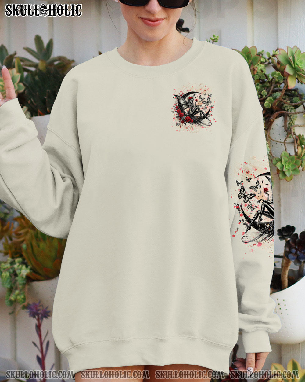 KARMA FAIRY SKELETON LADY BUTTERFLY ALL OVER PRINT - YHHG0204251