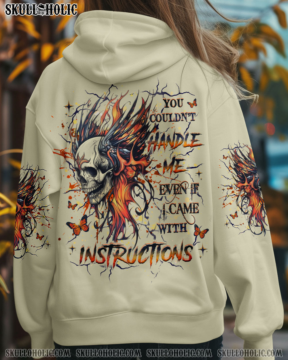 YOU COULDN'T HANDLE ME SKULL ALL OVER PRINT - YHHG0404253
