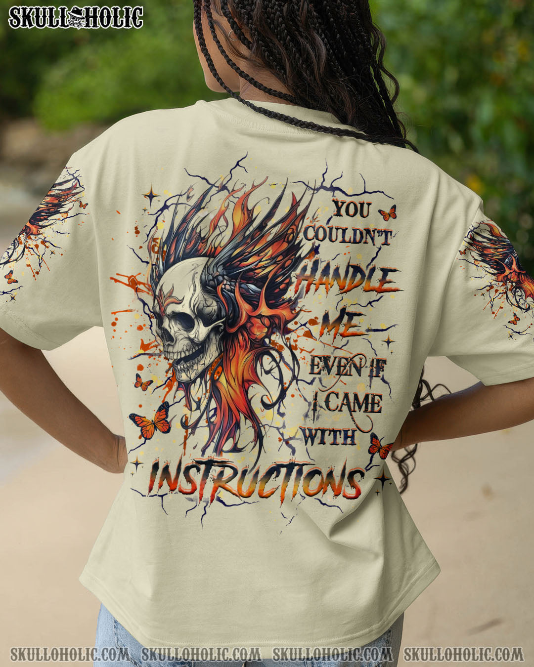 YOU COULDN'T HANDLE ME SKULL ALL OVER PRINT - YHHG0404253