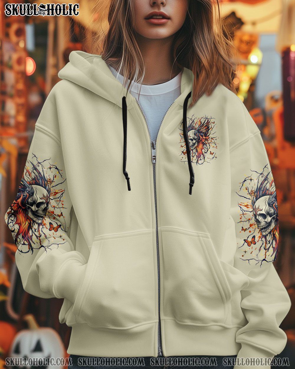 YOU COULDN'T HANDLE ME SKULL ALL OVER PRINT - YHHG0404253
