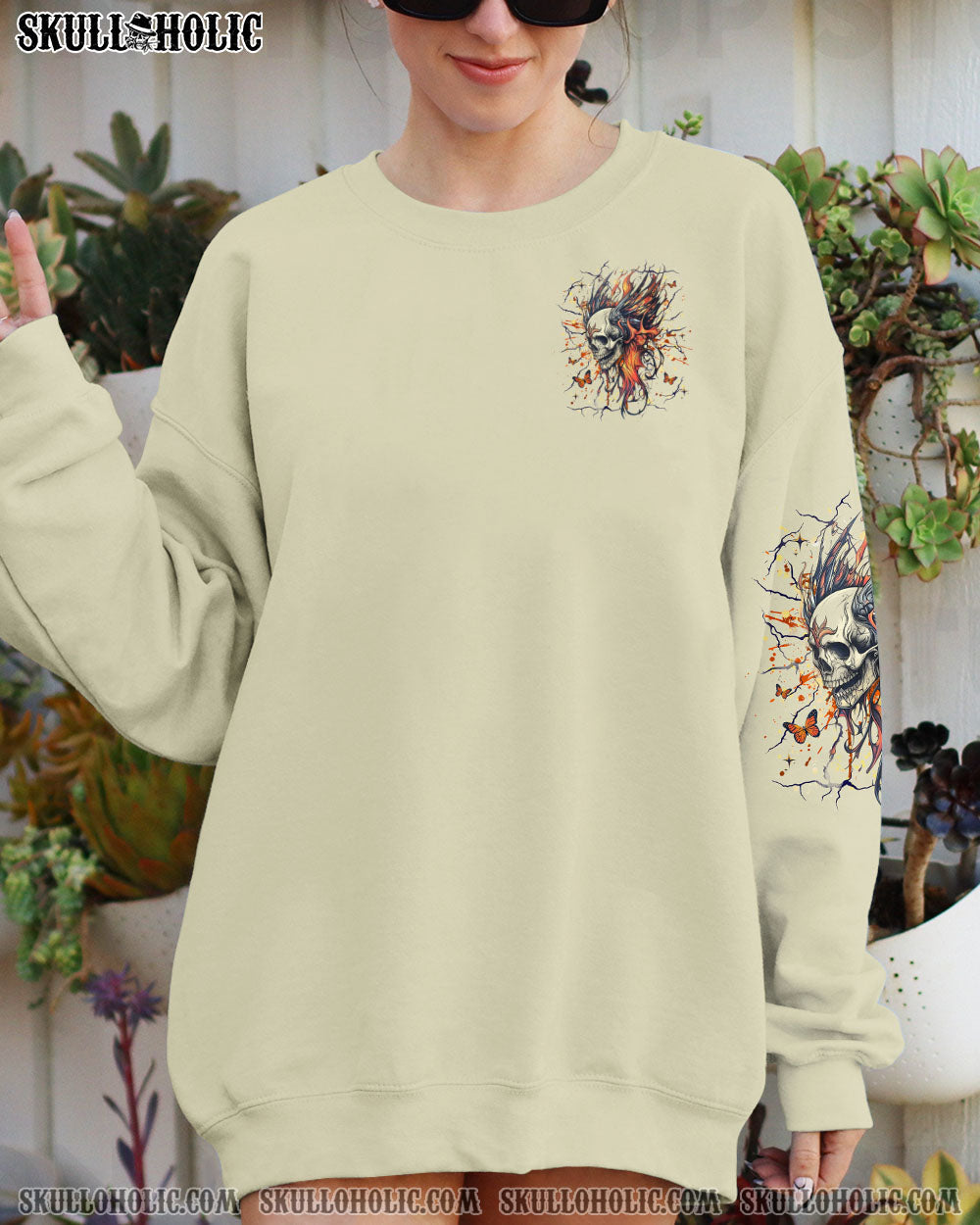 YOU COULDN'T HANDLE ME SKULL ALL OVER PRINT - YHHG0404253