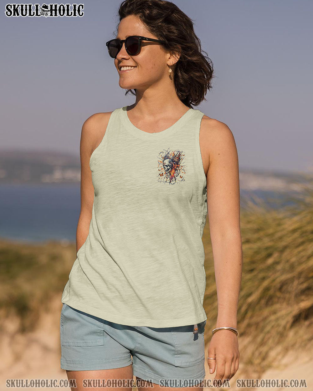 YOU COULDN'T HANDLE ME SKULL ALL OVER PRINT - YHHG0404253