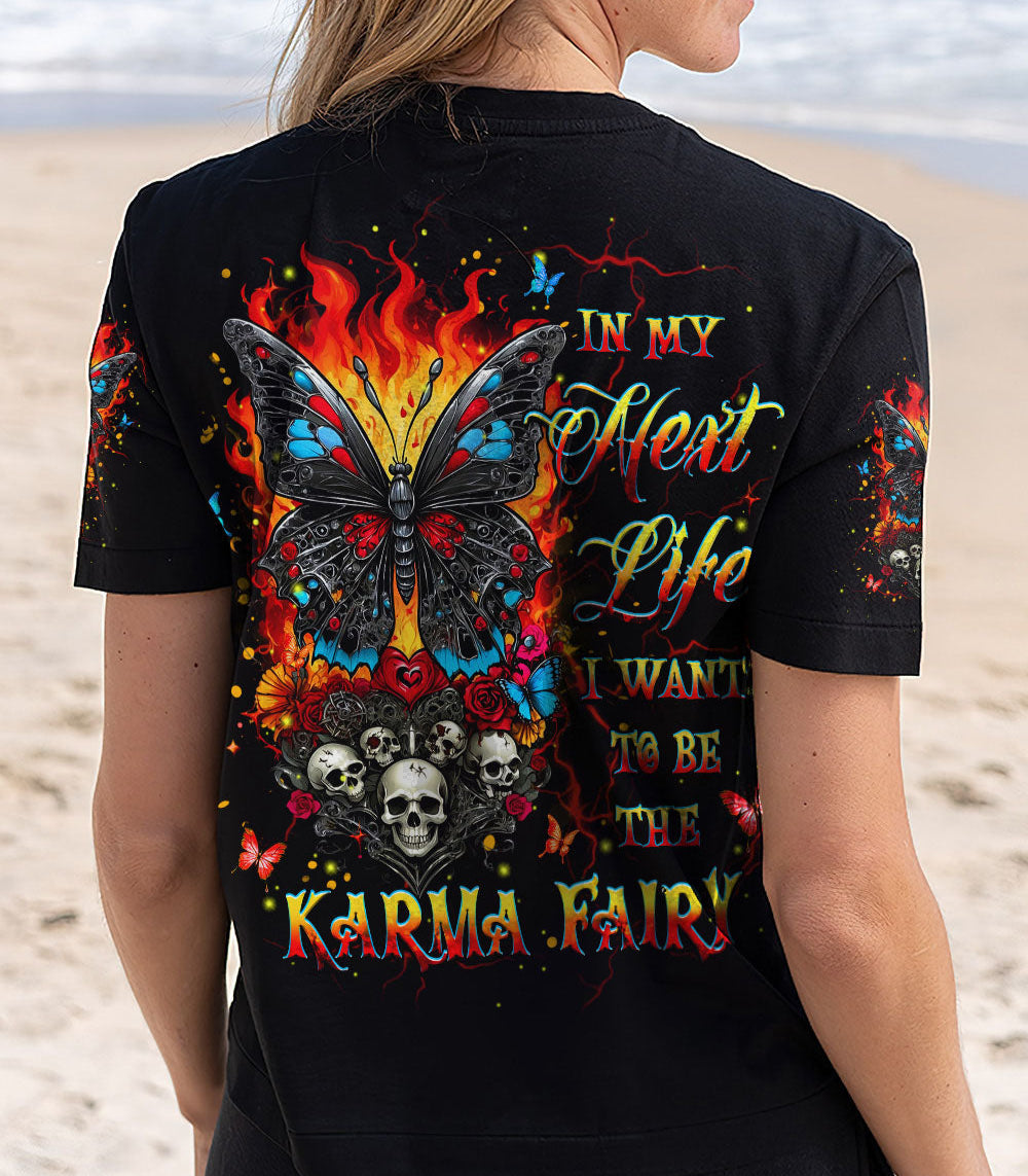 KARMA FAIRY SUGAR SKULL ALL OVER PRINT - YHHG0603252